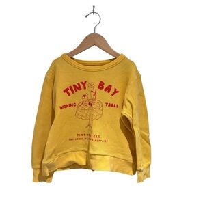 TINYCOTTONS Yellow Graphic Sweatshirt - size 6